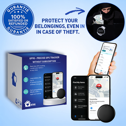 GP90 - Accurate GPS Tracker No Subscription (Android/Apple)